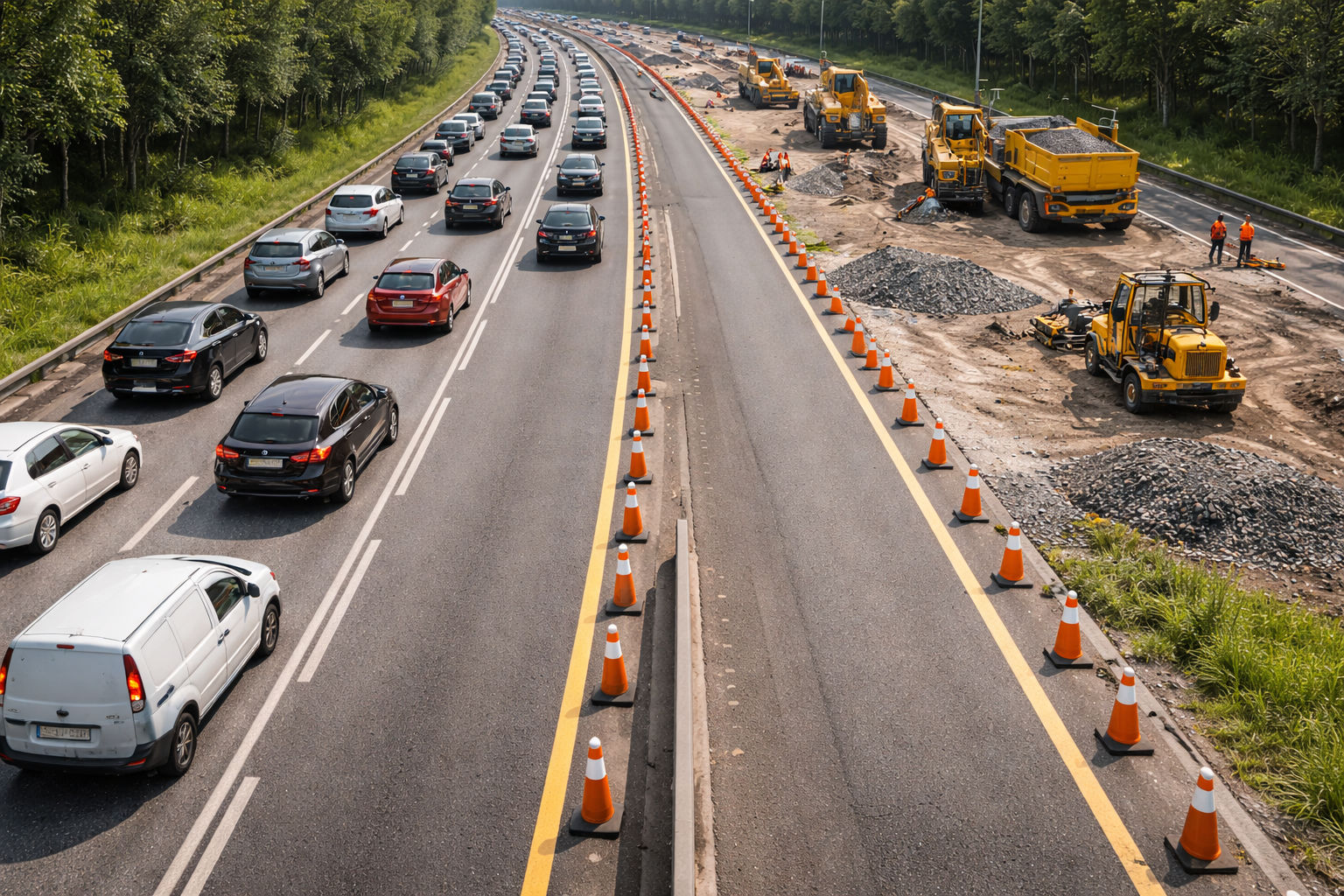 修路時的單線長龍，是工程問題還是文化選擇？