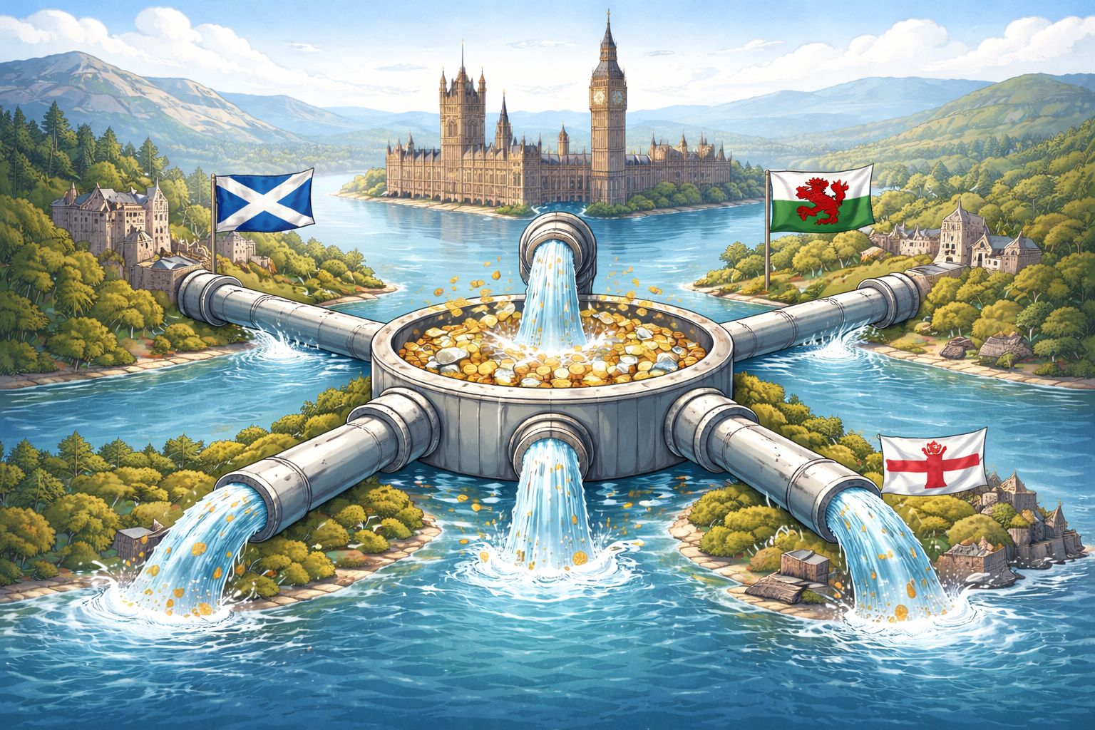 One Formula, Billions in Funding: How the UK Allocates Money to Scotland, Wales and Northern Ireland