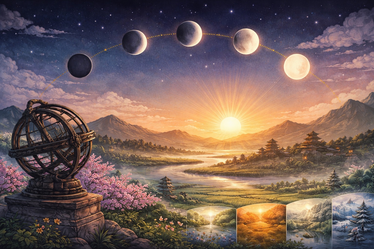 The Astronomical Logic of the Lunar Calendar