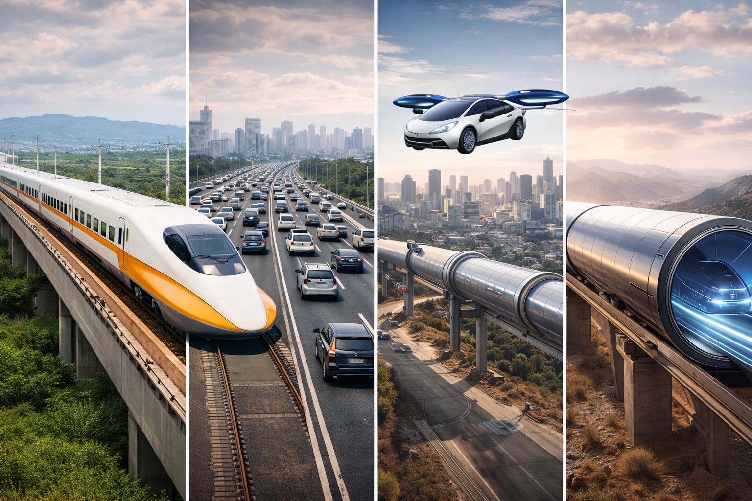 The Future of High-Speed Rail and Its Alternatives