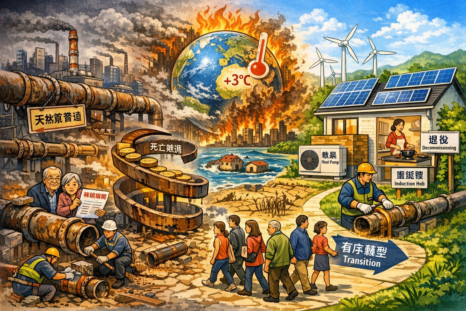 Users Abandoning Gas Risks a Costly Transition